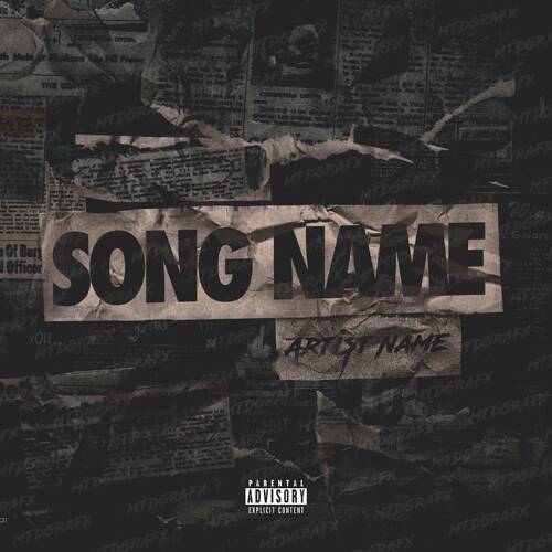 News paper cover art design