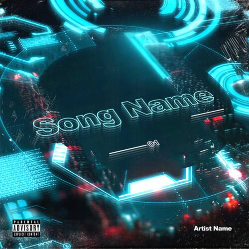 Futuristic Neon Cover Design | Cover art