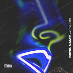 Blue cyborg face Cover design | Cover Art