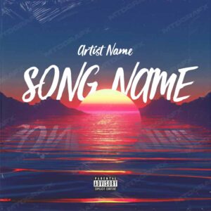 Synthwave Sunset Cover Design | Cover Art