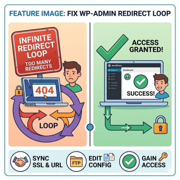How to Fix the WordPress wp-admin Infinite Redirect Loop